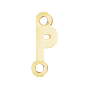 Block Initials with 2 Jump Rings (11 mm)