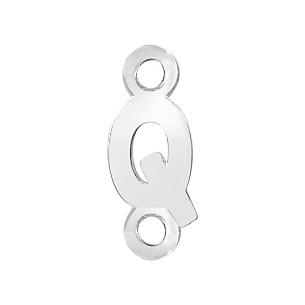 Block Initials with 2 Jump Rings (11 mm)