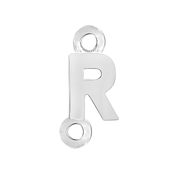 Block Initials with 2 Jump Rings (11 mm)