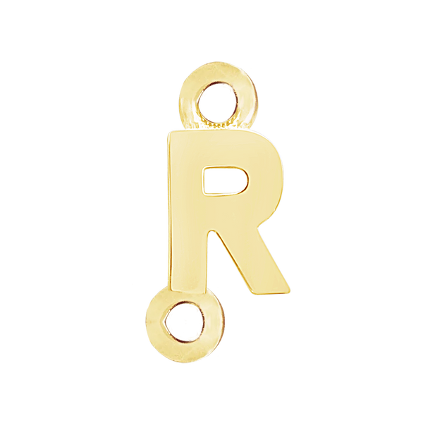 Block Initials with 2 Jump Rings (11 mm)