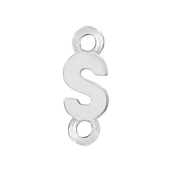 Block Initials with 2 Jump Rings (11 mm)