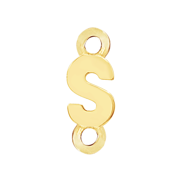 Block Initials with 2 Jump Rings (11 mm)