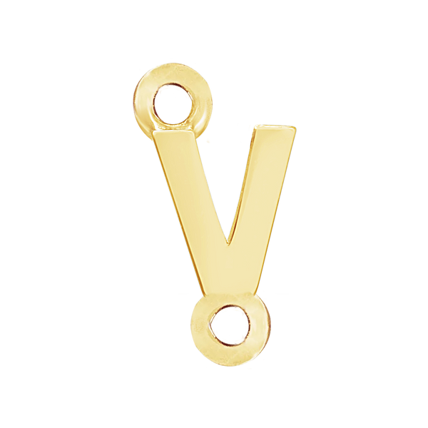 Block Initials with 2 Jump Rings (11 mm)