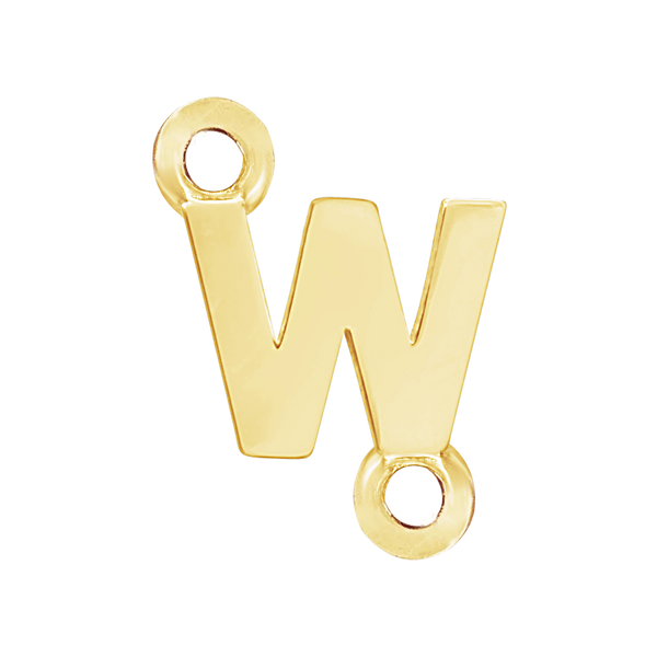 Block Initials with 2 Jump Rings (11 mm)