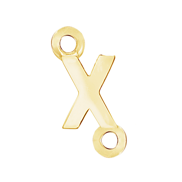 Block Initials with 2 Jump Rings (11 mm)