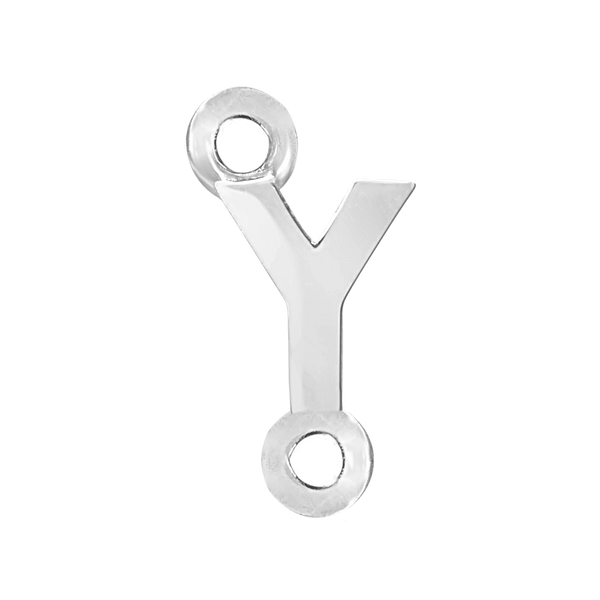 Block Initials with 2 Jump Rings (11 mm)