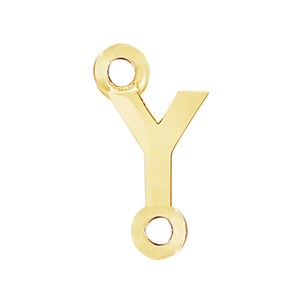 Block Initials with 2 Jump Rings (11 mm)