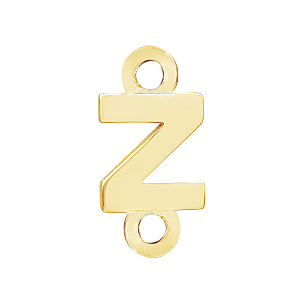 Block Initials with 2 Jump Rings (11 mm)