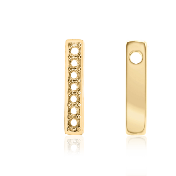 Campton Extra Bold Slider (Hole:1.6mm) (12.5mm) (100% Polished)