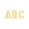 Block Initials in 14K Gold (4.50 mm)
