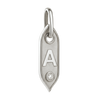 Initial Pendant Charms in Sterling Silver (25.00 mm)