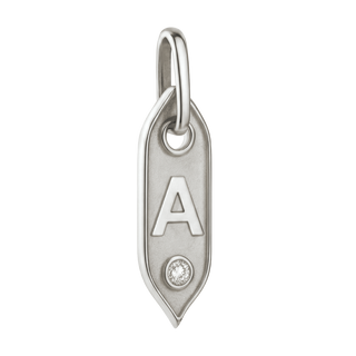 Initial Pendant Charms in Sterling Silver (25.00 mm)