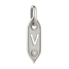 Initial Pendant Charms in Sterling Silver (25.00 mm)