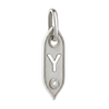 Initial Pendant Charms in Sterling Silver (25.00 mm)