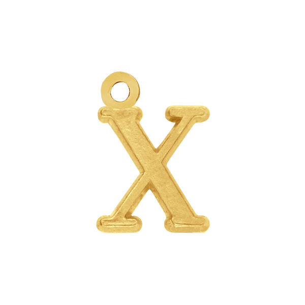 Greek Initials with 1 Jump Ring (6 mm)