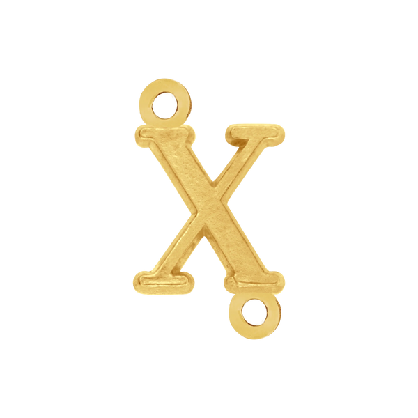 Greek Initials with 2 Jump Rings (6 mm)