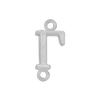 Greek Initials with 2 Jump Rings (6 mm)
