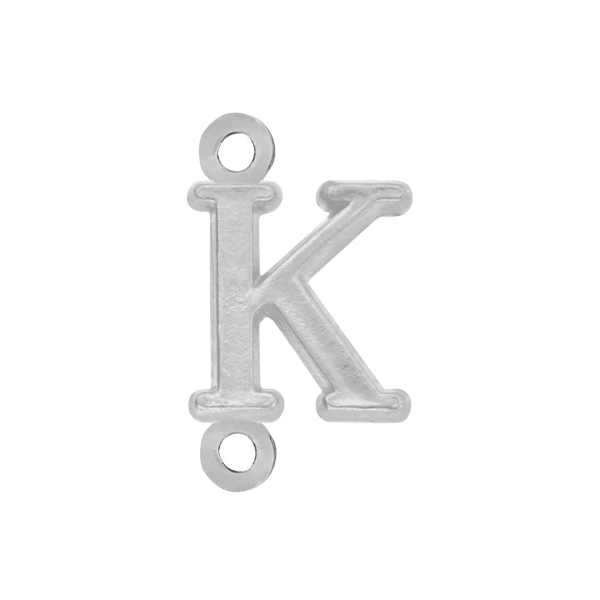 Greek Initials with 2 Jump Rings (6 mm)