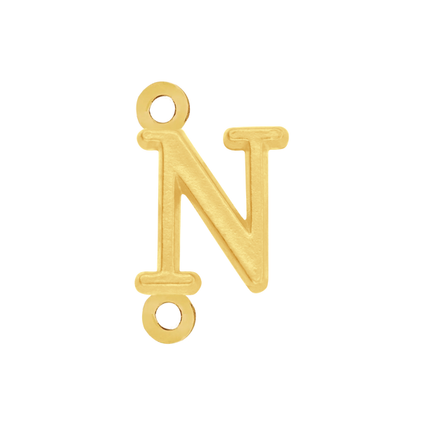 Greek Initials with 2 Jump Rings (6 mm)