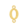 Greek Initials with 2 Jump Rings (6 mm)