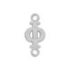 Greek Initials with 2 Jump Rings (6 mm)