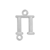 Greek Initials with 2 Jump Rings (6 mm)