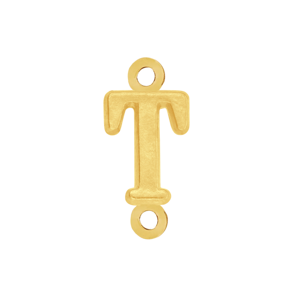 Greek Initials with 2 Jump Rings (6 mm)