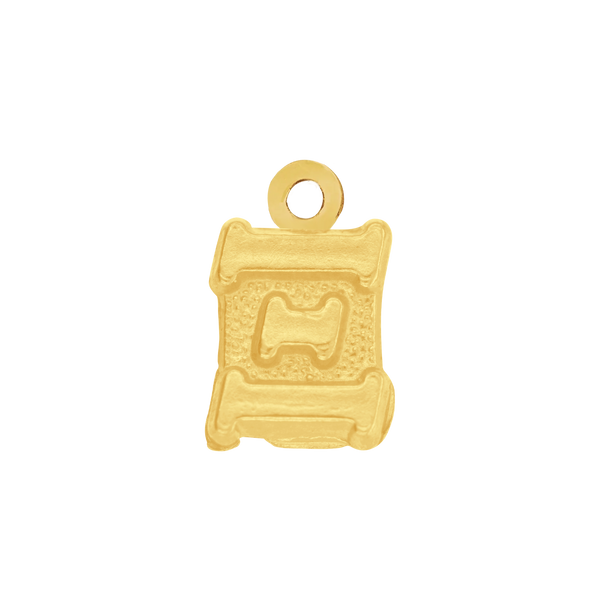Greek Initials with 1 Jump Ring (6 mm)