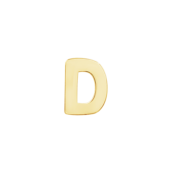 Block Initials in 14K Gold (8.00 mm)