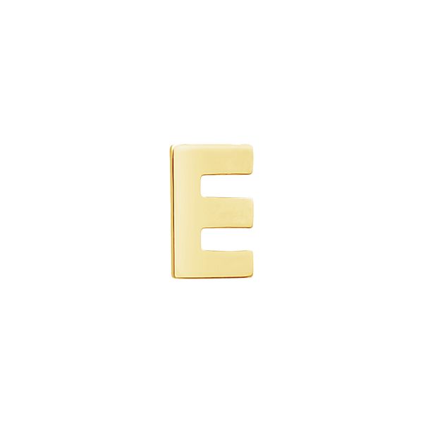 Block Initials in 14K Gold (8.00 mm)