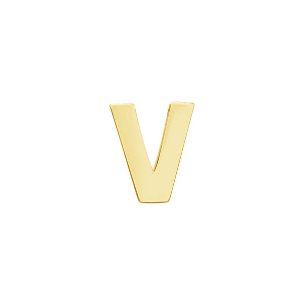 Block Initials in 14K Gold (8.00 mm)