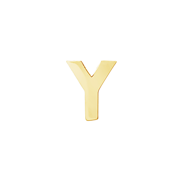 Block Initials in 14K Gold (8.00 mm)