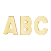 Block Initials in 14K Gold (10.00 mm)