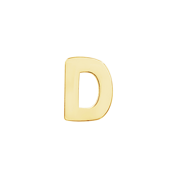 Block Initials in 14K Gold (10.00 mm)
