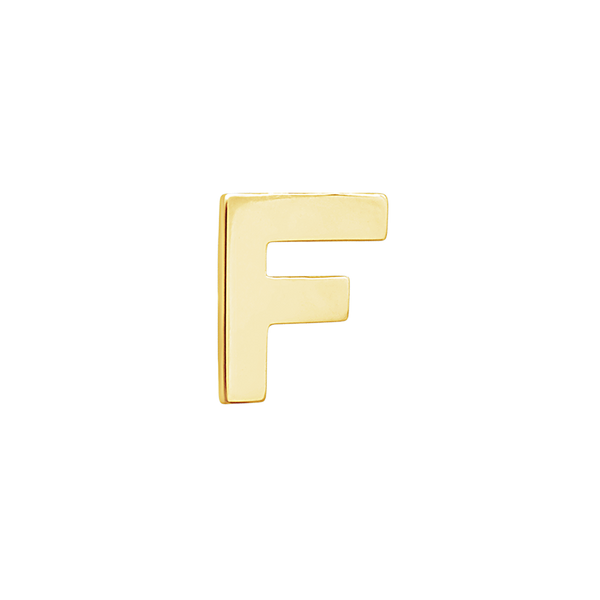 Block Initials in 14K Gold (10.00 mm)