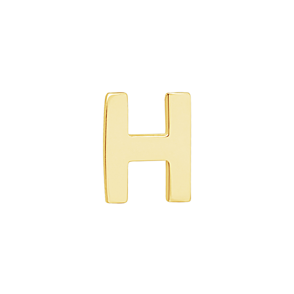 Block Initials in 14K Gold (10.00 mm)