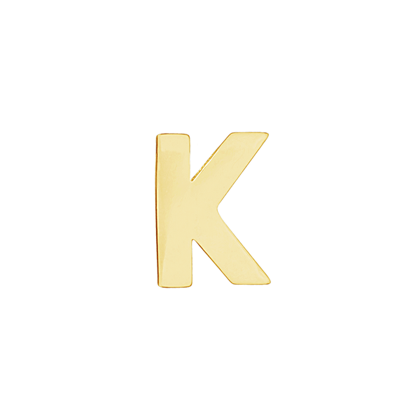Block Initials in 14K Gold (10.00 mm)