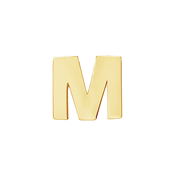 Block Initials in 14K Gold (10.00 mm)