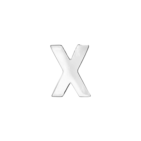 Block Initials in 14K Gold (10.00 mm)