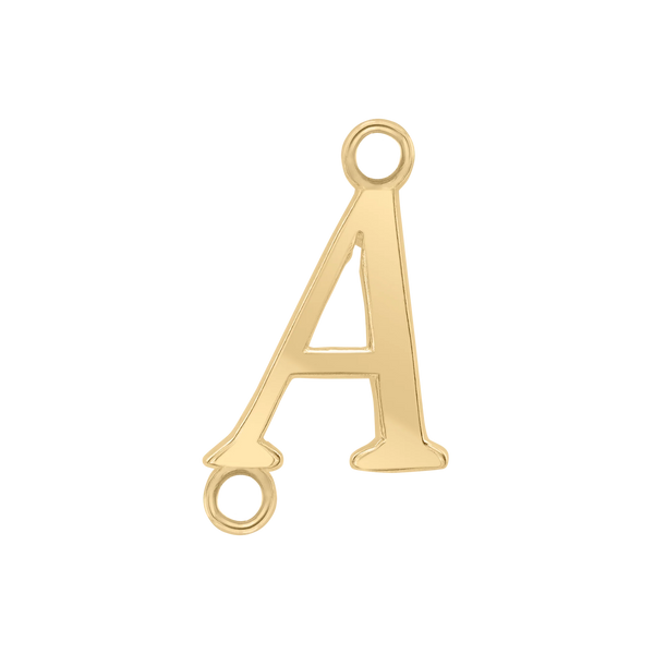 Capitolina Extra Bold Italic Initials with 2 Jump Rings (13 mm)