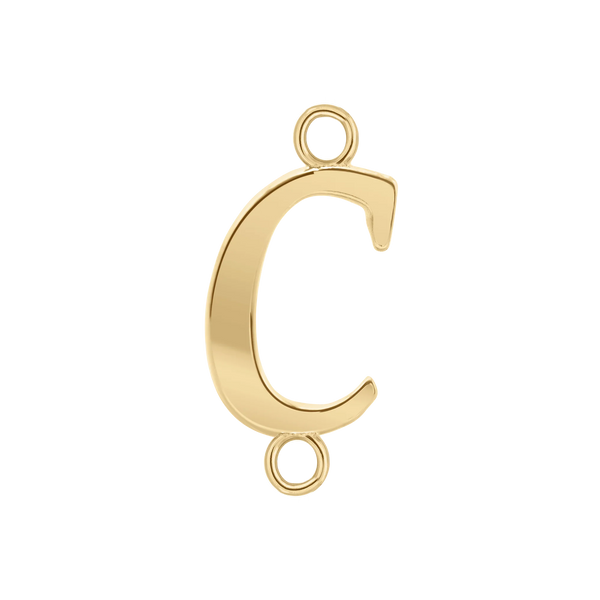 Capitolina Extra Bold Italic Initials with 2 Jump Rings (13 mm)