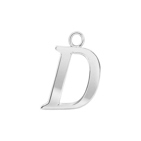 Capitolina Extra Bold Italic Initials with 1 Jump Ring (13 mm)