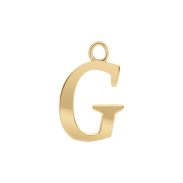 Capitolina Extra Bold Italic Initials with 1 Jump Ring (13 mm)