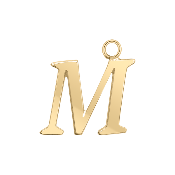 Capitolina Extra Bold Italic Initials with 1 Jump Ring (13 mm)
