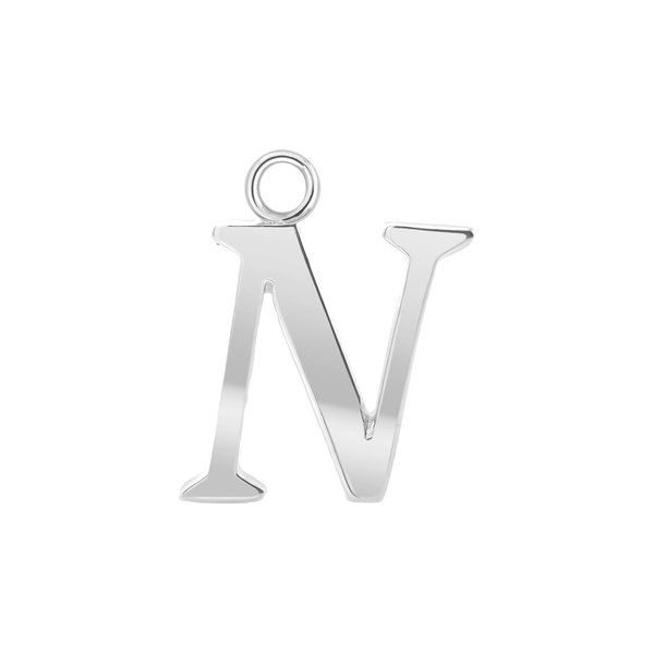 Capitolina Extra Bold Italic Initials with 1 Jump Ring (13 mm)