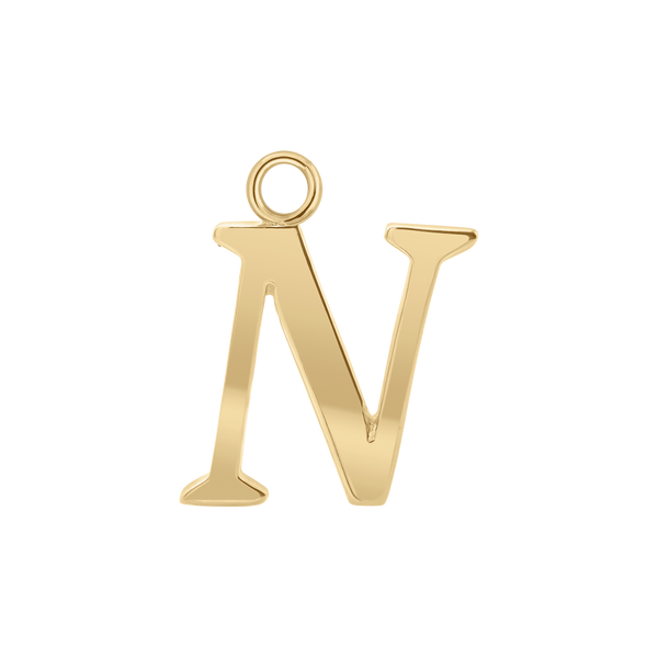 Capitolina Extra Bold Italic Initials with 1 Jump Ring (13 mm)