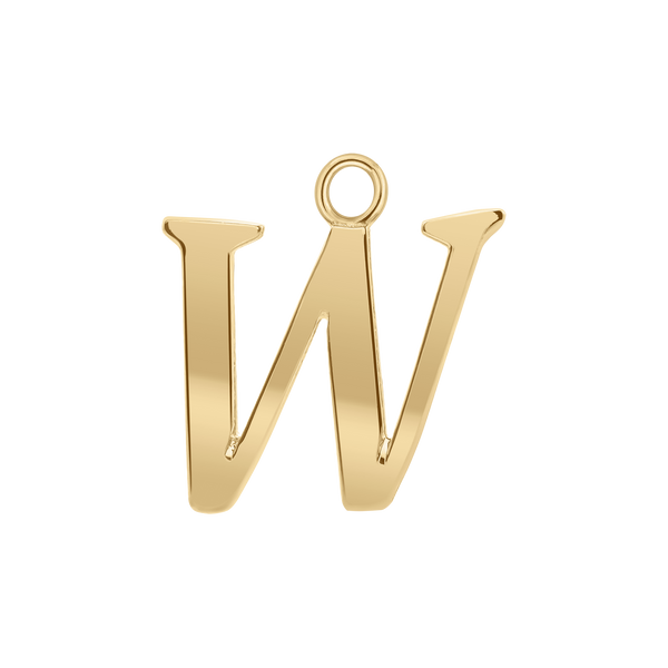 Capitolina Extra Bold Italic Initials with 1 Jump Ring (13 mm)