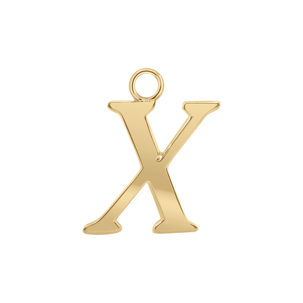 Capitolina Extra Bold Italic Initials with 1 Jump Ring (13 mm)