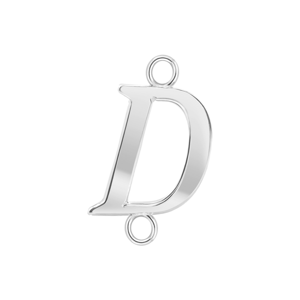 Capitolina Extra Bold Italic Initials with 2 Jump Rings (13 mm)