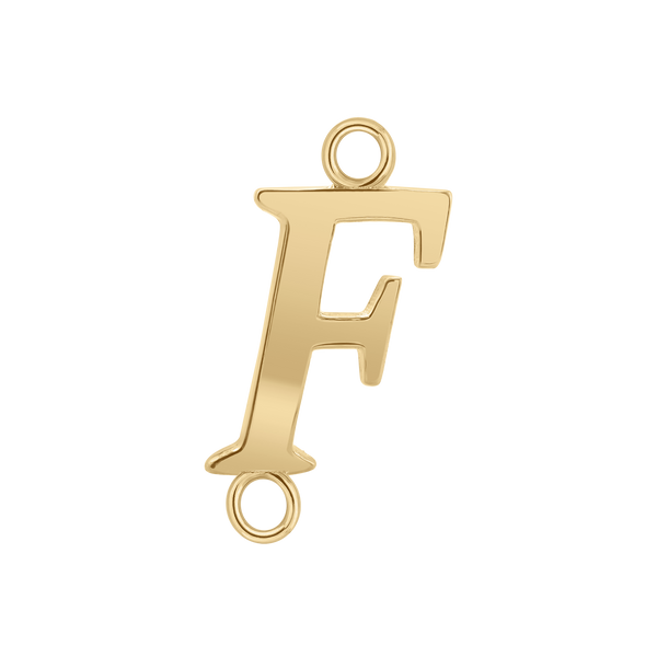 Capitolina Extra Bold Italic Initials with 2 Jump Rings (13 mm)